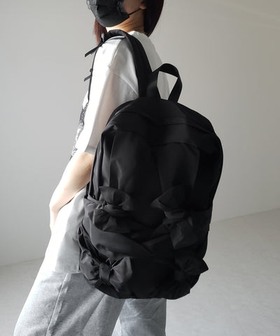 バレエコアリボンバックパック / ballet core ribbon backpack