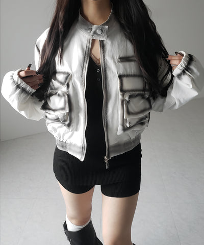 【 セットアップ 】ヘンリーネックスリムリブニットトップス&ニットショートパンツ SET / henley neck slim rib knit tops & knit short pants SET