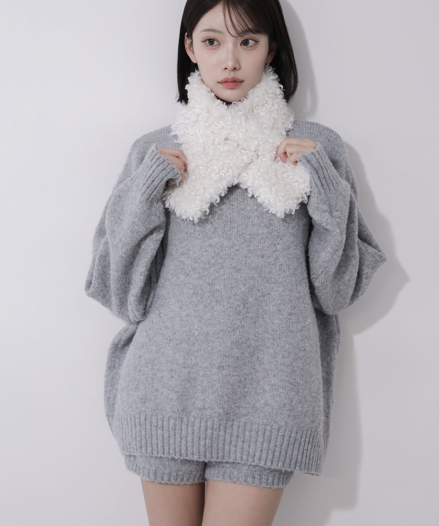 テディボアミニマフラー / teddy boa mini muffler