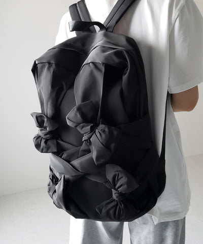 バレエコアリボンバックパック / ballet core ribbon backpack