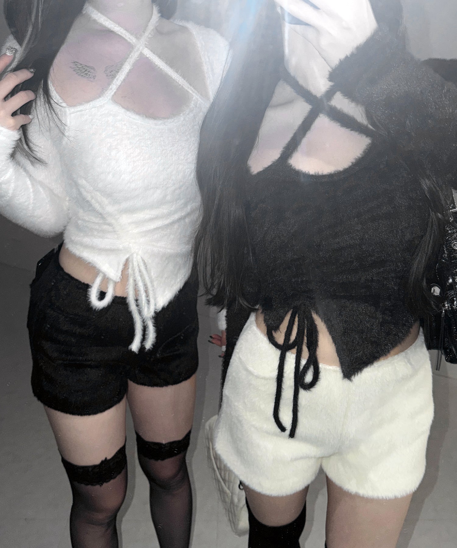 シャギーファータイトショートパンツ / shaggy fur tight short pants