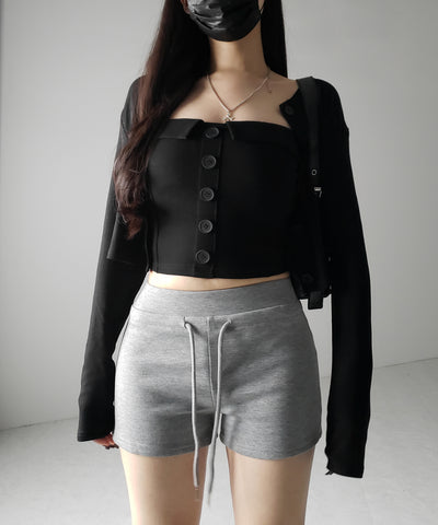 マイクロミニスウェットショートパンツ / micro mini sweat short pants