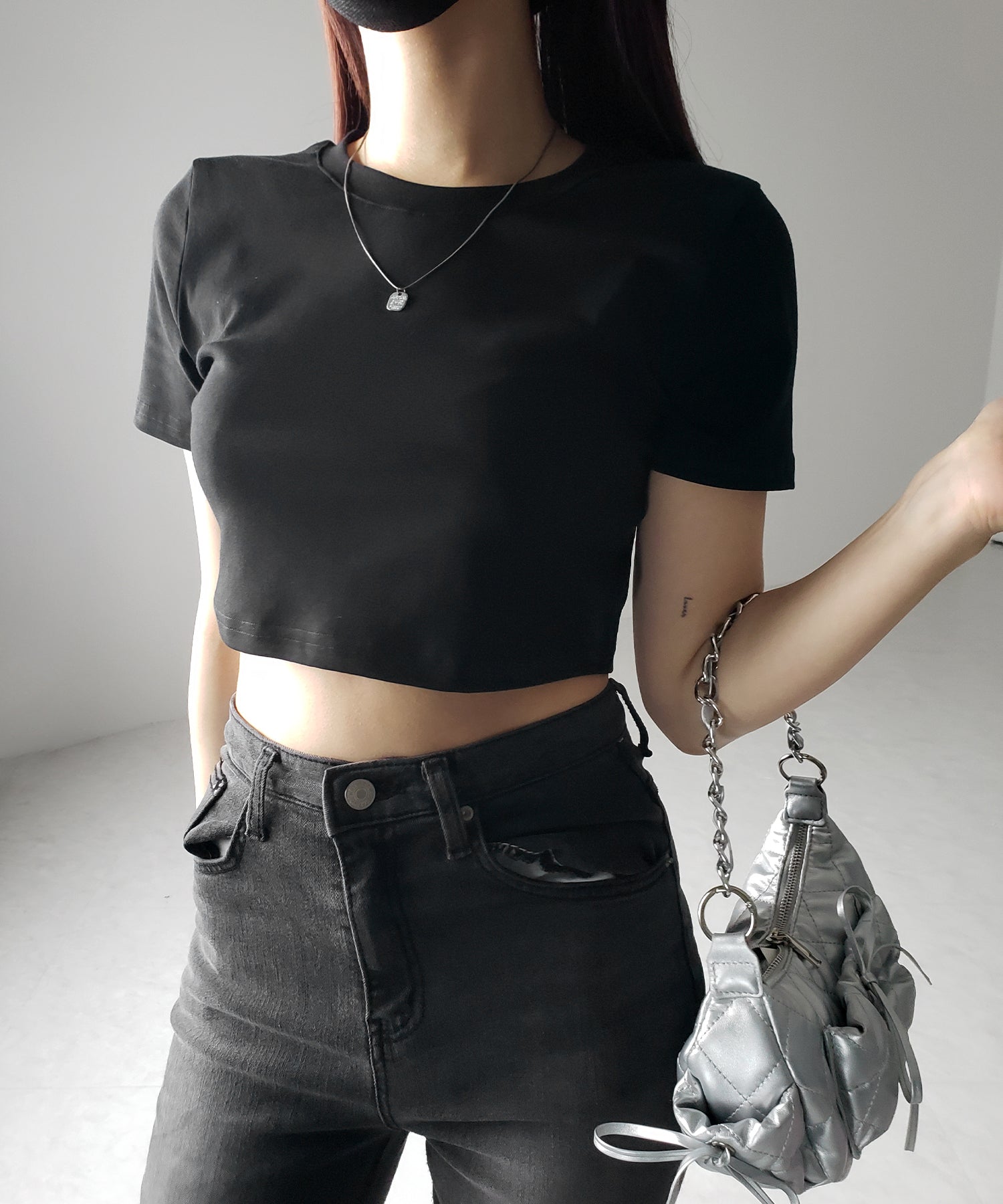 【 3color 】BASIC ショートチビTシャツ / BASIC SHORT CHIBI T-SHIRTS