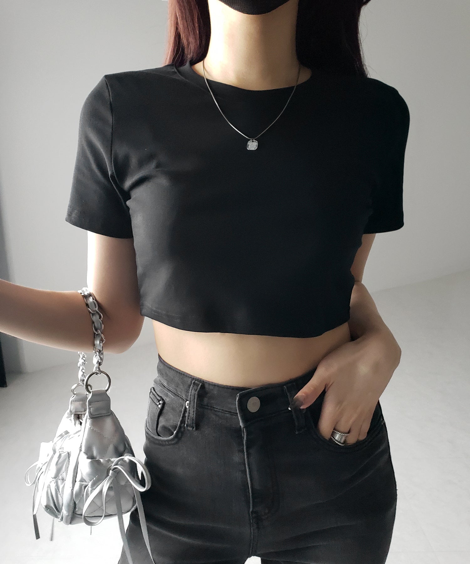 【 3color 】BASIC ショートチビTシャツ / BASIC SHORT CHIBI T-SHIRTS