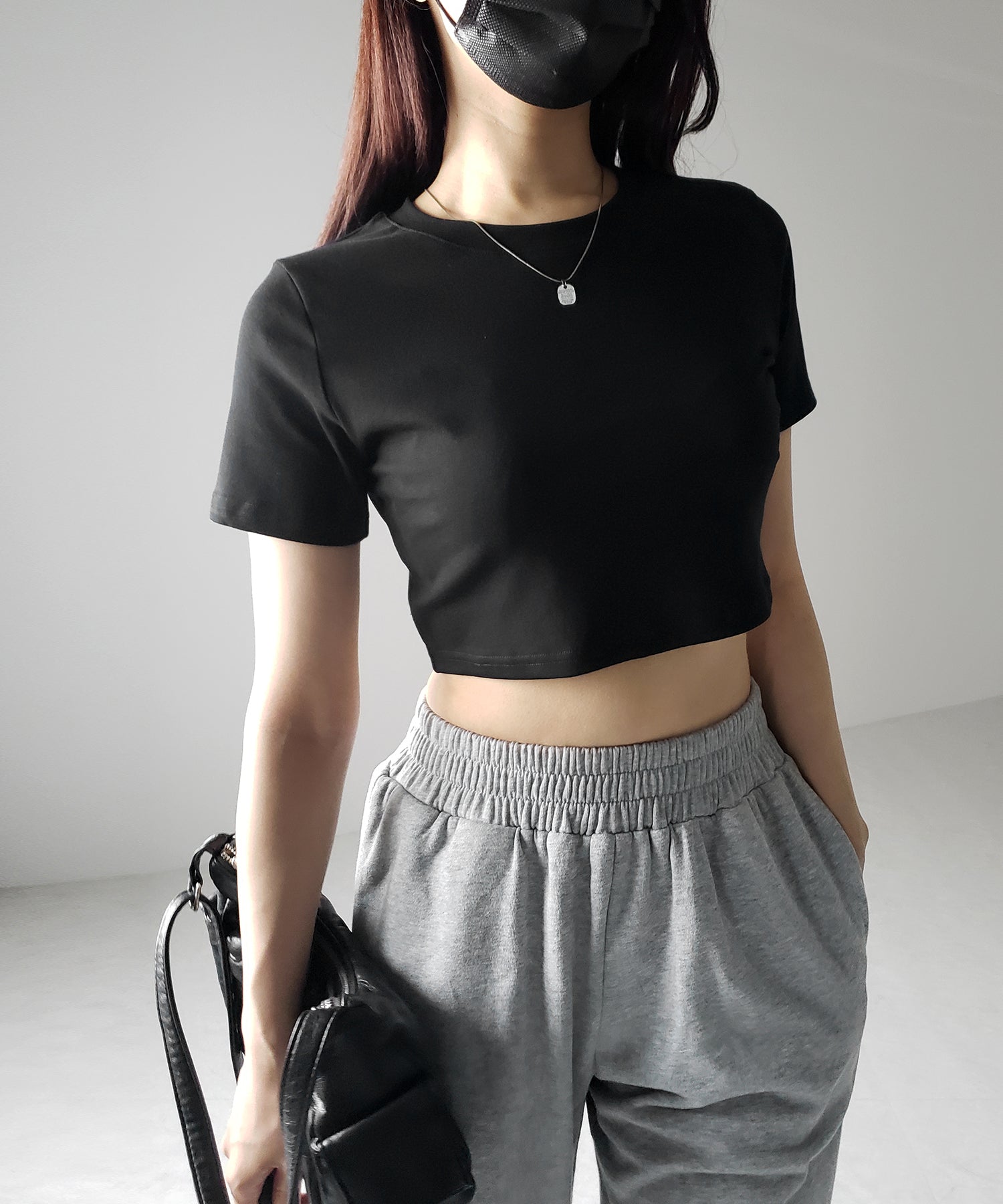 【 3color 】BASIC ショートチビTシャツ / BASIC SHORT CHIBI T-SHIRTS