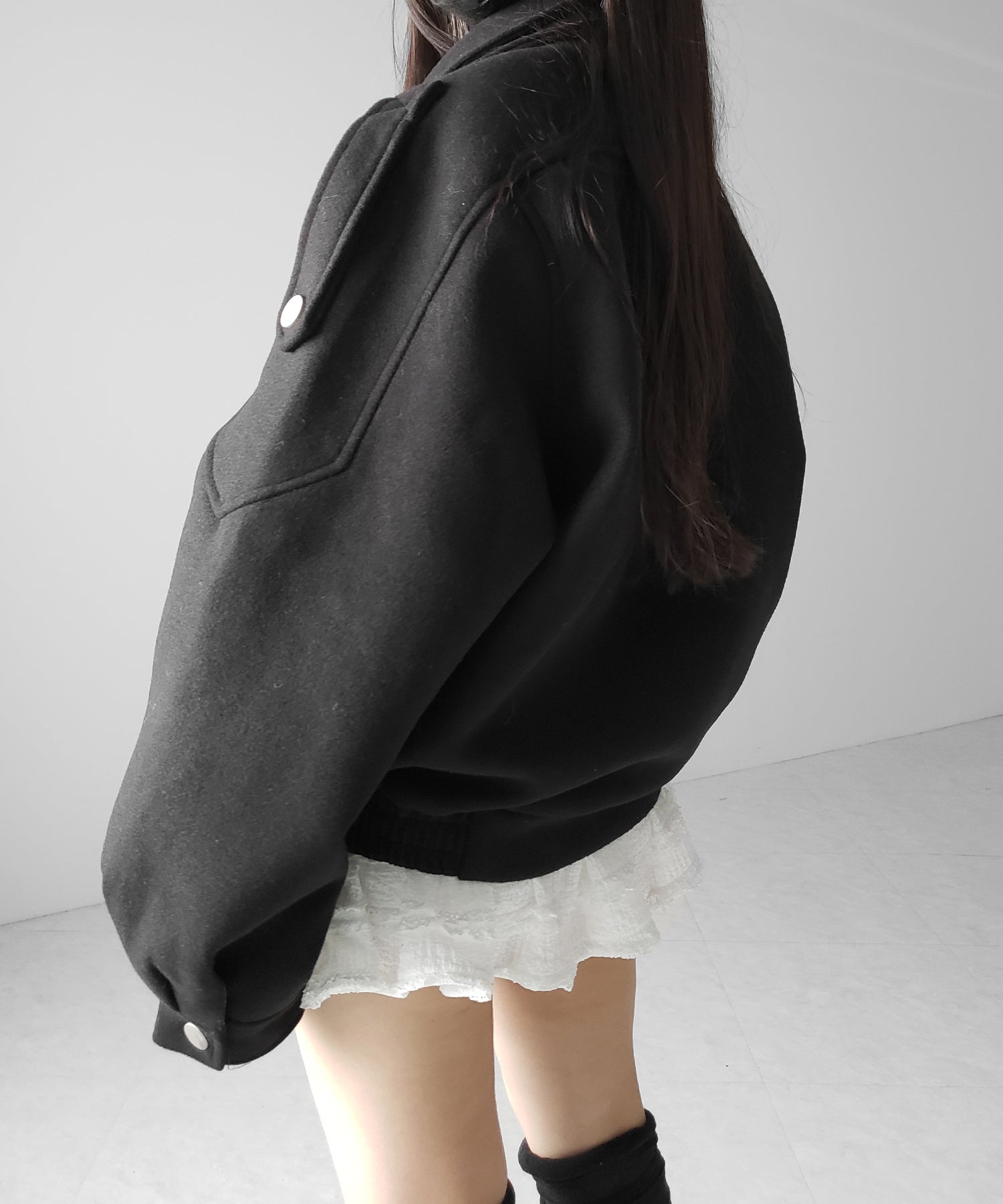 ウールライクベルテッドオーバーコート / wool like belted over coat