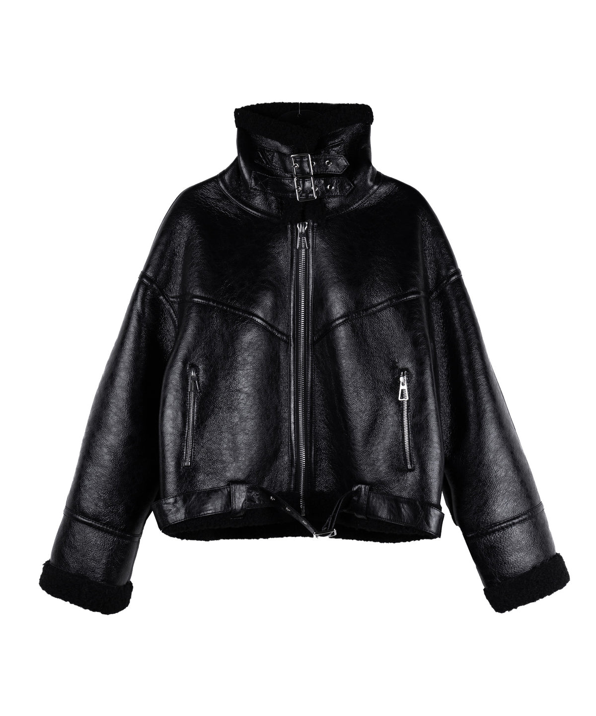 B-3ヴィンテージレザーボアムートンジャケット / B-3 vintage leather boa mouton jacket