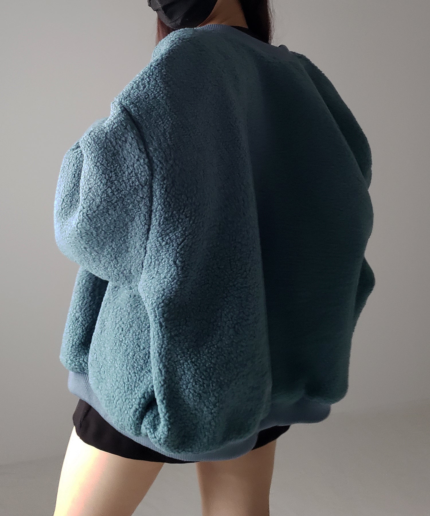 【 3color 】ビッグシルエットボリュームボアブルゾン