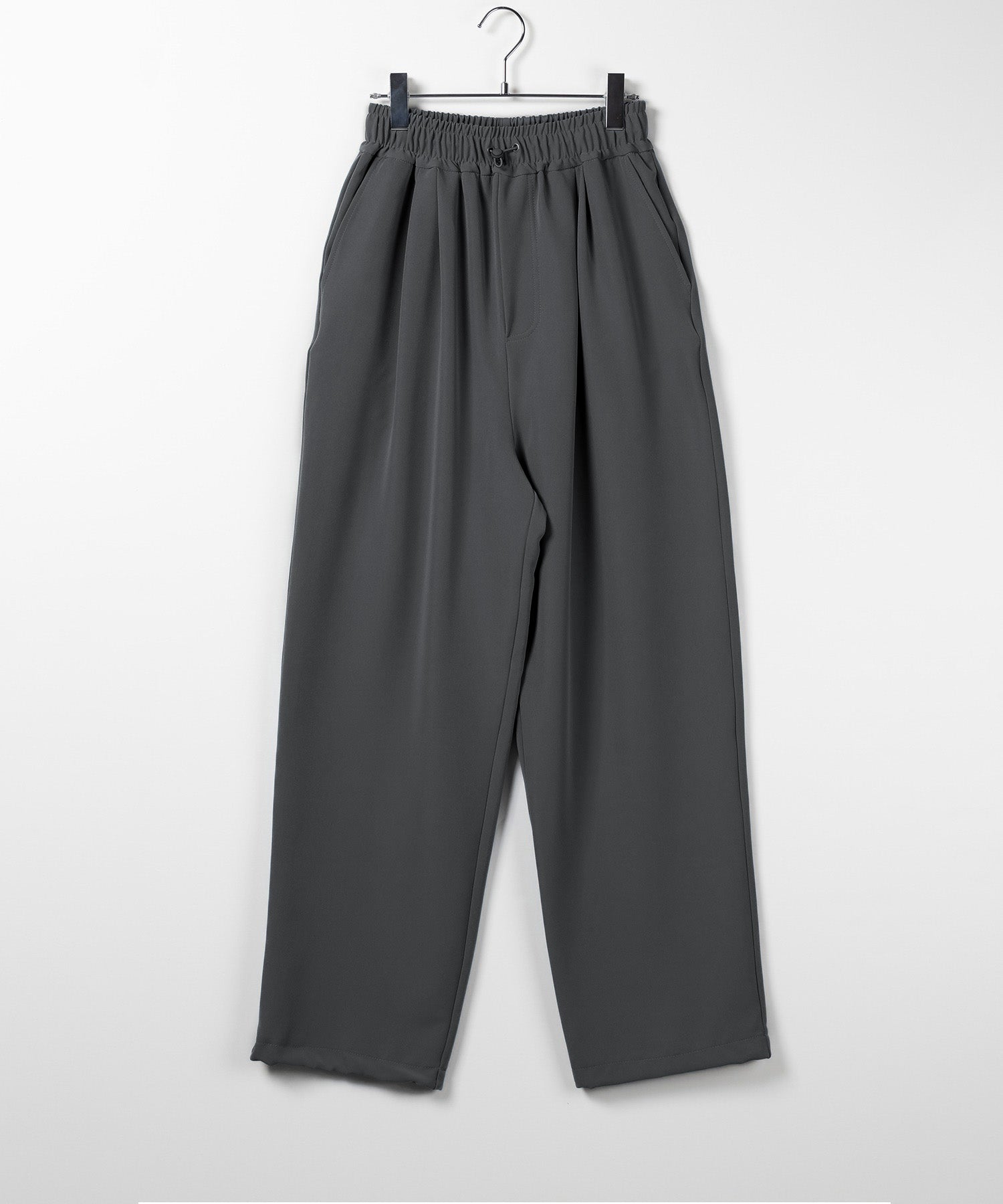【 4size/6color 】2WAYドロストタックギャザーバルーンワイドパンツ