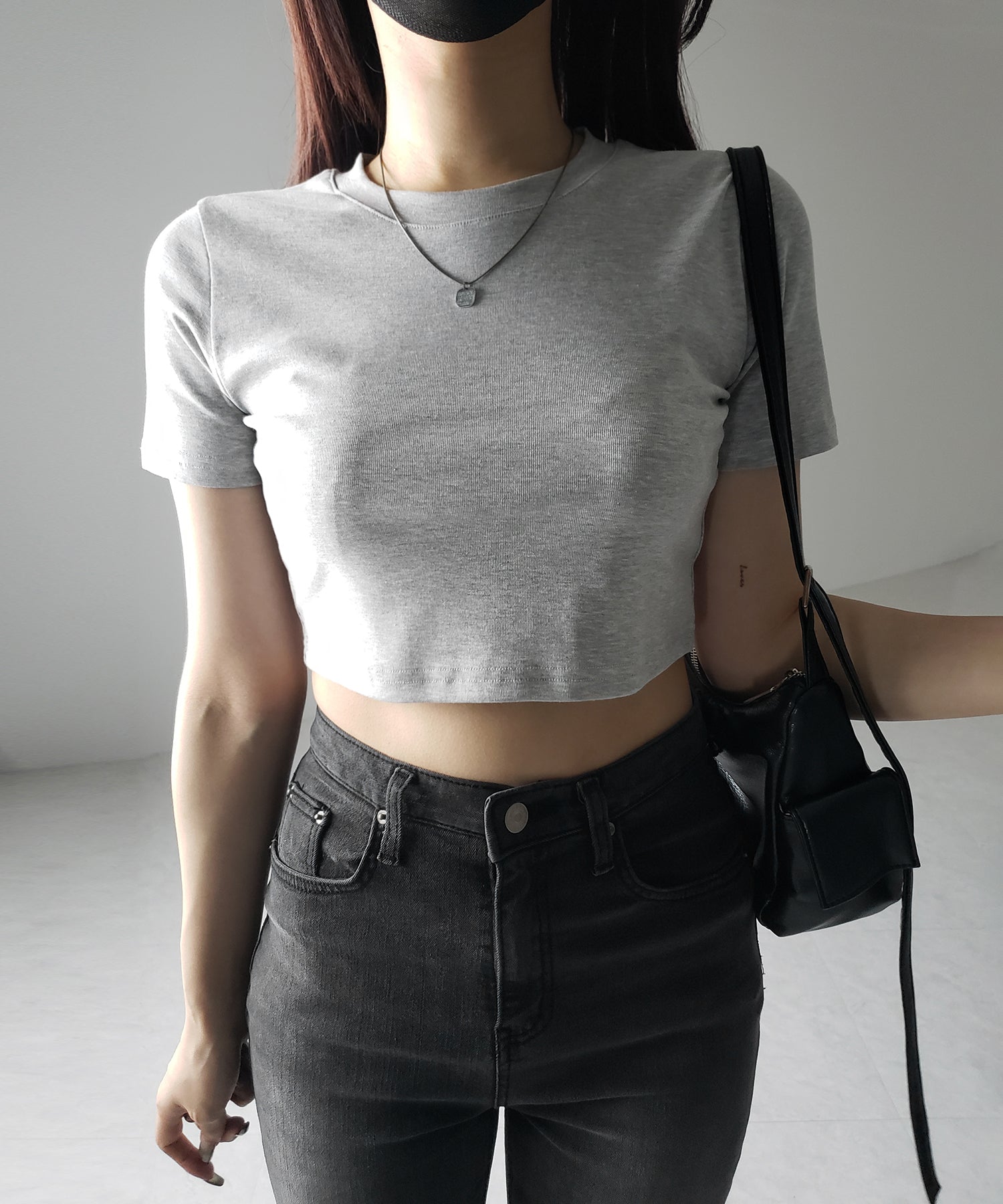 【 3color 】BASIC ショートチビTシャツ / BASIC SHORT CHIBI T-SHIRTS