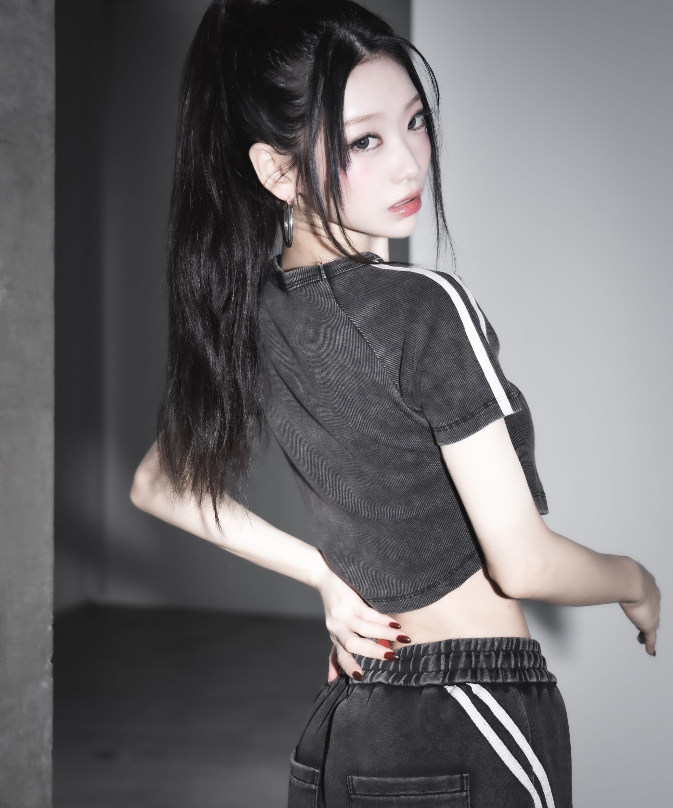 サイドラインヴィンテージショートリブTシャツ / sideline vintage short lib T-shirt