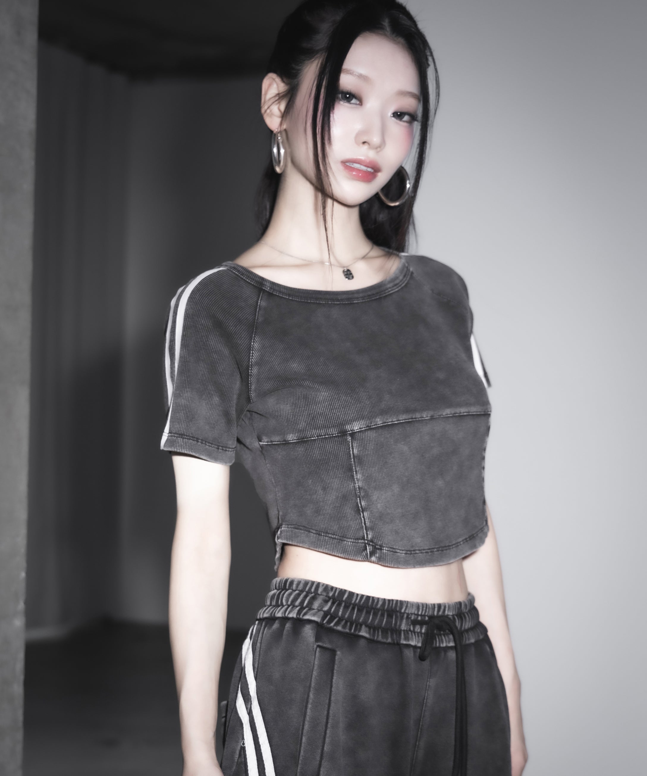 サイドラインヴィンテージショートリブTシャツ / sideline vintage short lib T-shirt