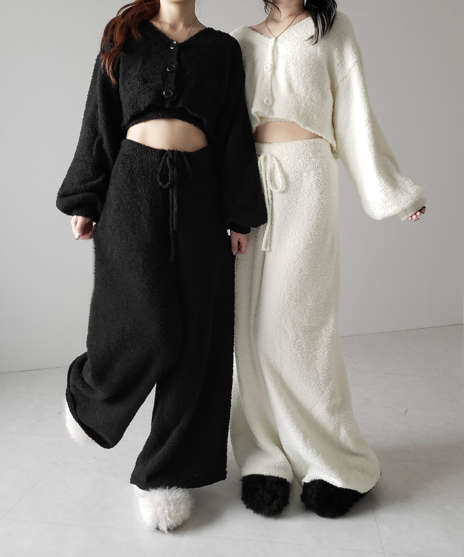 【 セットアップ可能 】マシュマロタッチワイドパンツ / marshmallow touch wide pants