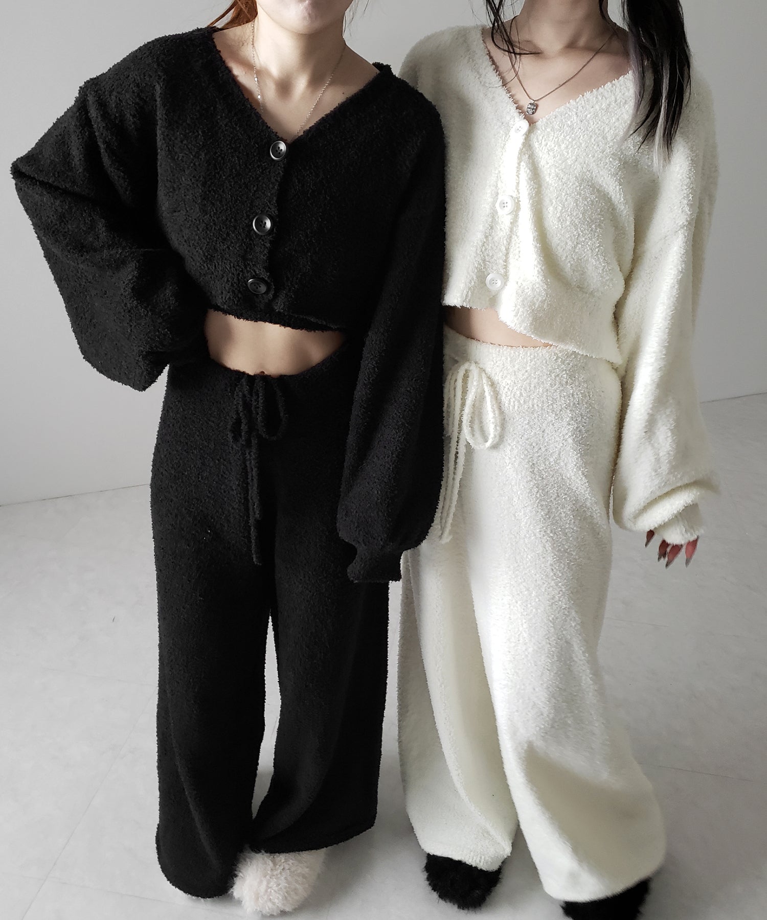 【 セットアップ可能 】マシュマロタッチワイドパンツ / marshmallow touch wide pants