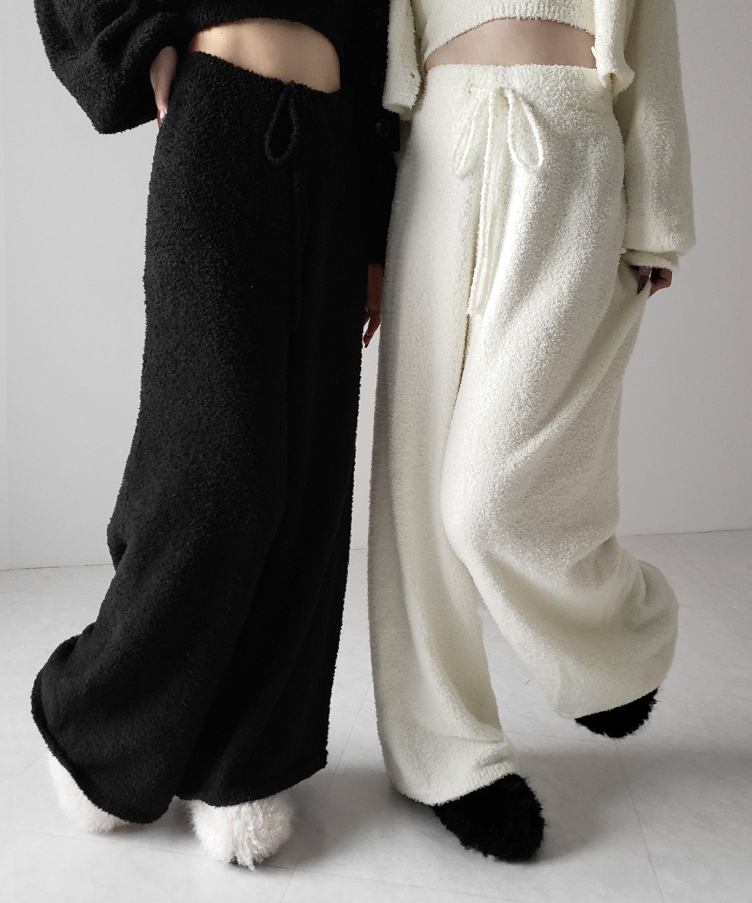 【 セットアップ可能 】マシュマロタッチワイドパンツ / marshmallow touch wide pants