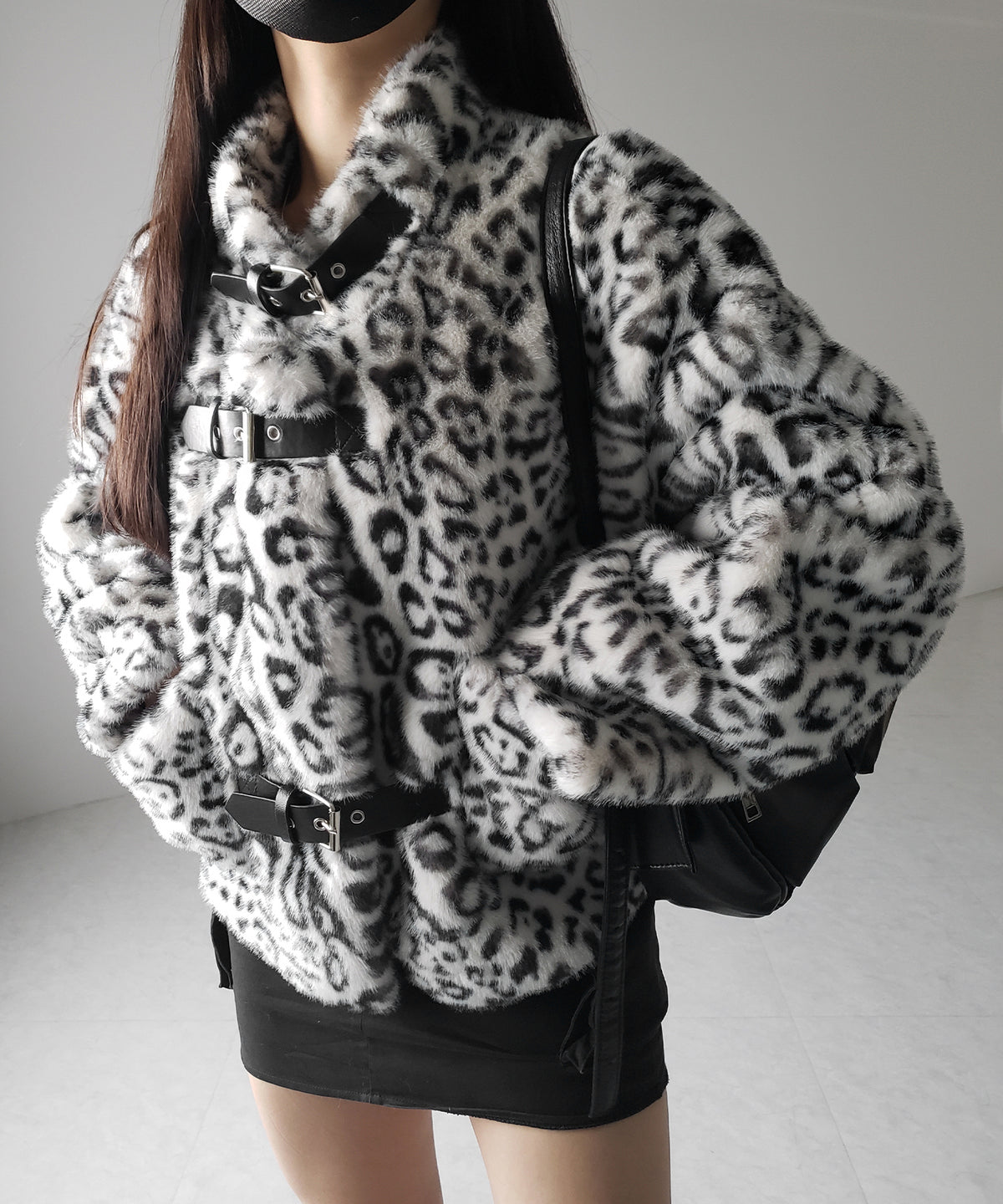 【 大人気につき新色追加!】B-3 レオパードボリュームファーコート / B-3 leopard volume fur coat