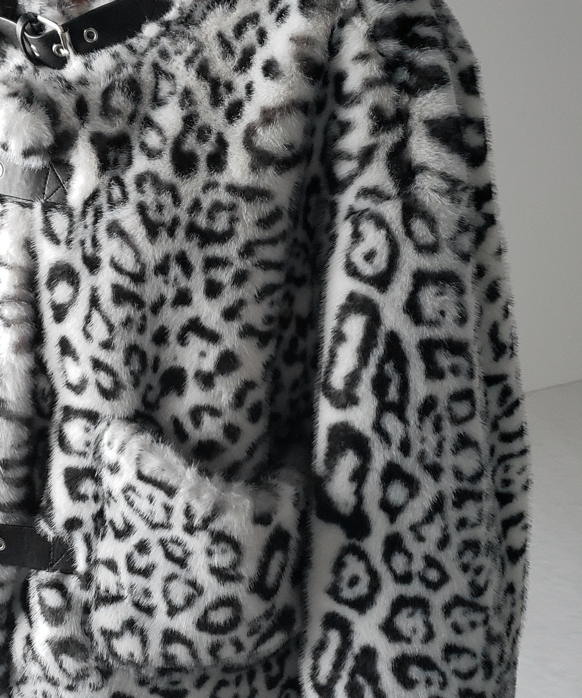 【 大人気につき新色追加!】B-3 レオパードボリュームファーコート / B-3 leopard volume fur coat