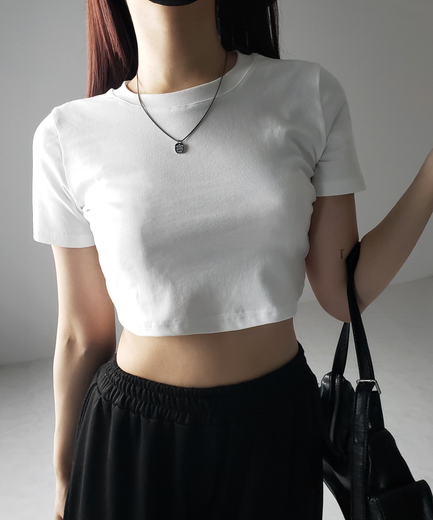 【 3color 】BASIC ショートチビTシャツ / BASIC SHORT CHIBI T-SHIRTS