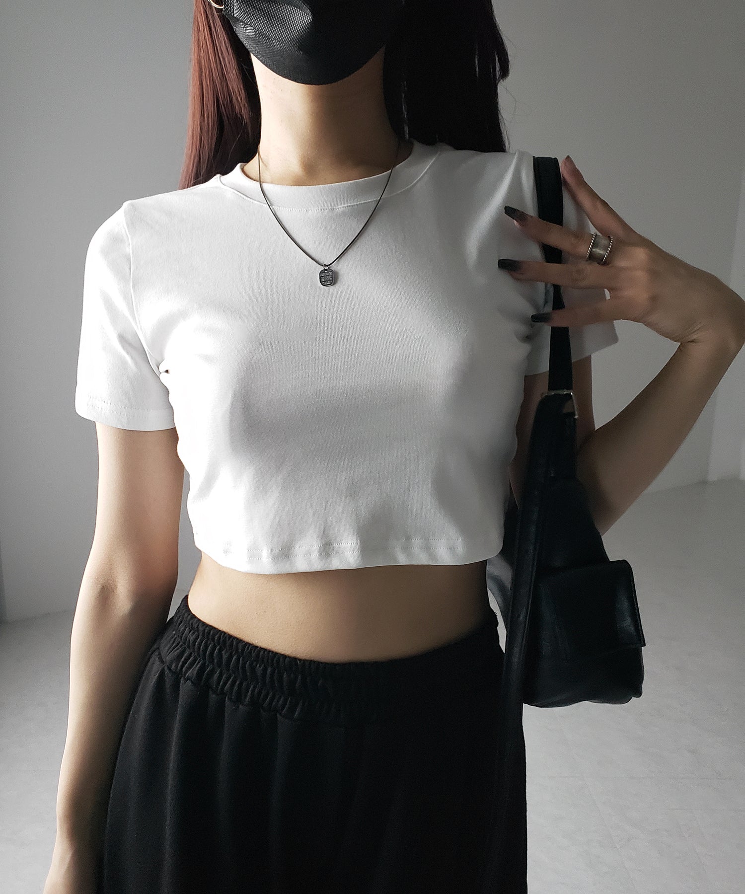 【 3color 】BASIC ショートチビTシャツ / BASIC SHORT CHIBI T-SHIRTS