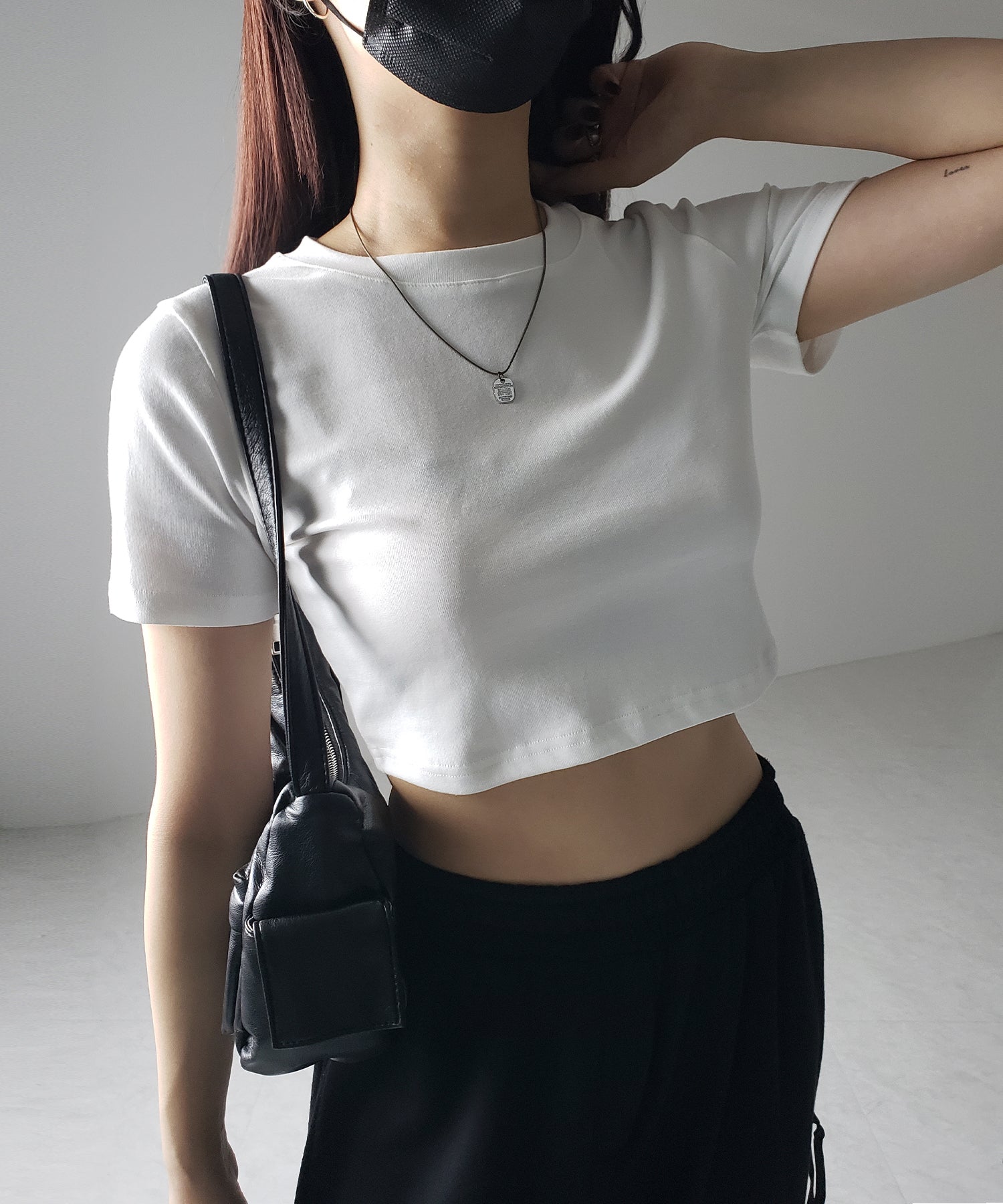 【 3color 】BASIC ショートチビTシャツ / BASIC SHORT CHIBI T-SHIRTS