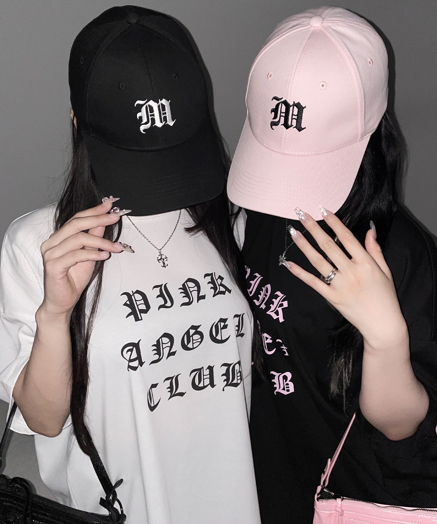 【 新色ピンク追加! 】M LOGO embroidery CAP / M LOGO 刺繍キャップ