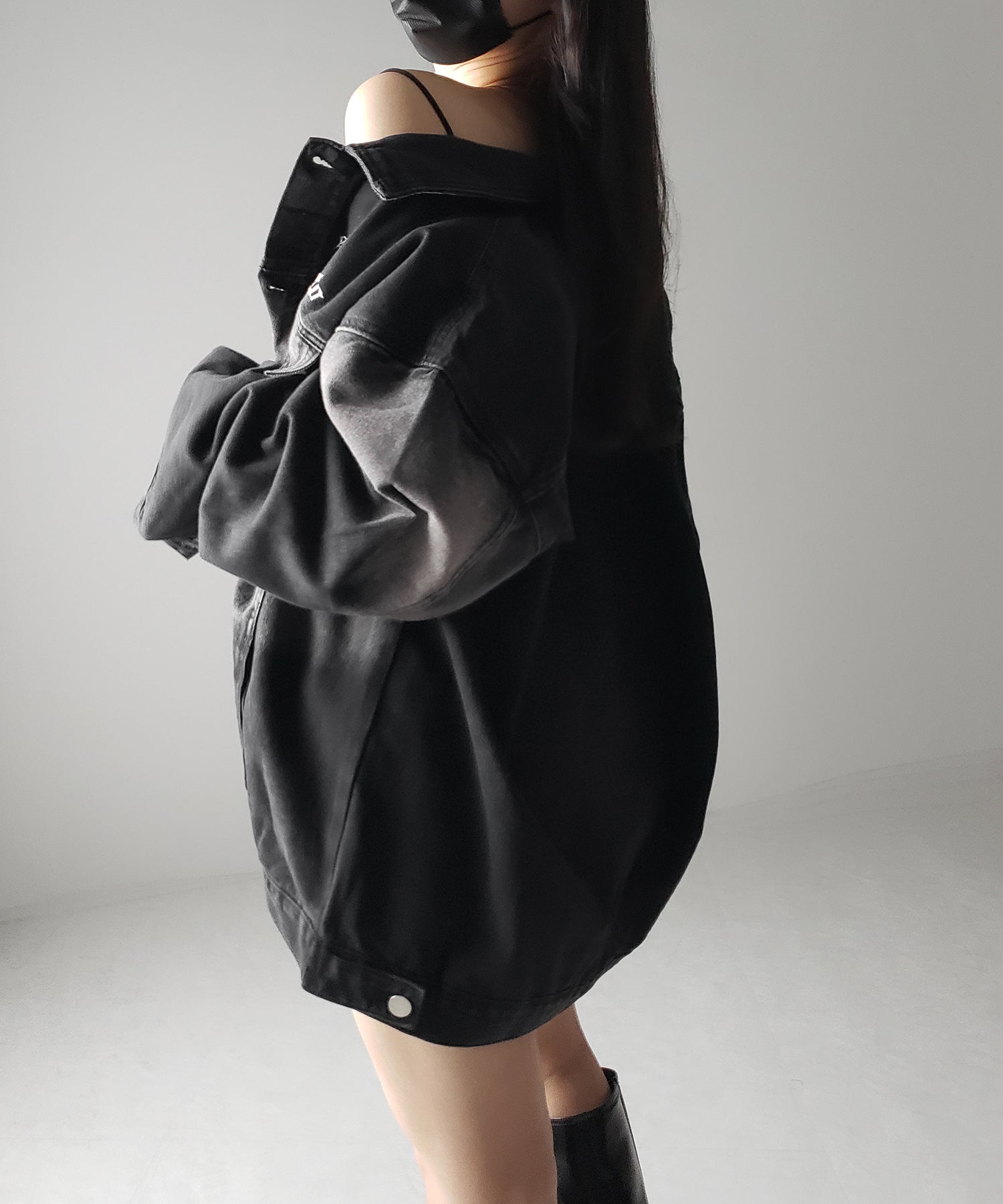 グラデーションヴィンテージウォッシュオーバーデニムジャケット / gradation vintage wash over denim jacket