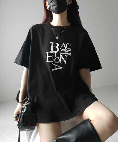 BACロゴレタリングビッグTシャツ / BAG logo lettering big Tee