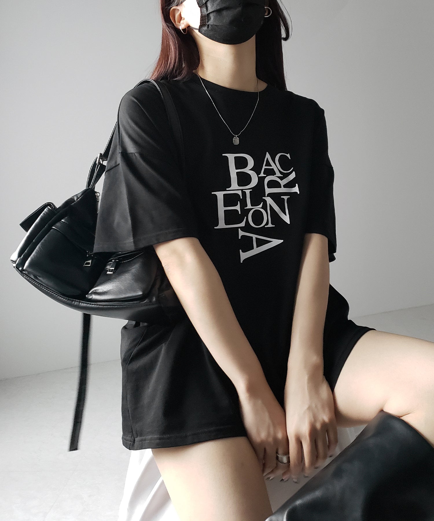 【 3color 】BACロゴレタリングビッグTシャツ / BAG logo lettering big Tee