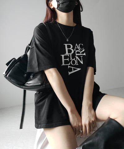 BACロゴレタリングビッグTシャツ / BAG logo lettering big Tee