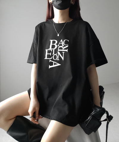 BACロゴレタリングビッグTシャツ / BAG logo lettering big Tee