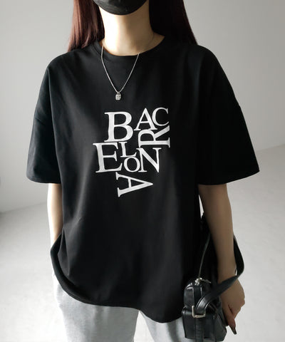 BACロゴレタリングビッグTシャツ / BAG logo lettering big Tee