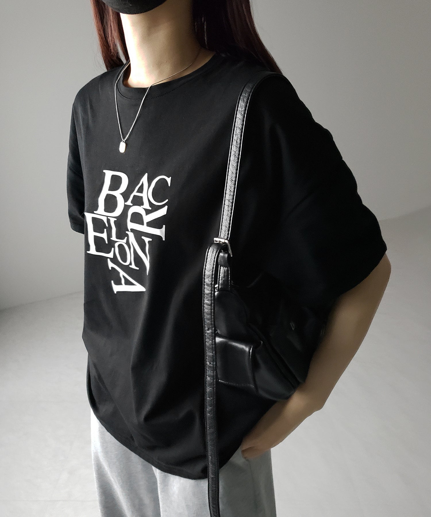 【 3color 】BACロゴレタリングビッグTシャツ / BAG logo lettering big Tee