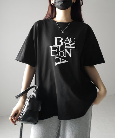 BACロゴレタリングビッグTシャツ / BAG logo lettering big Tee
