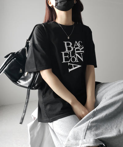 BACロゴレタリングビッグTシャツ / BAG logo lettering big Tee