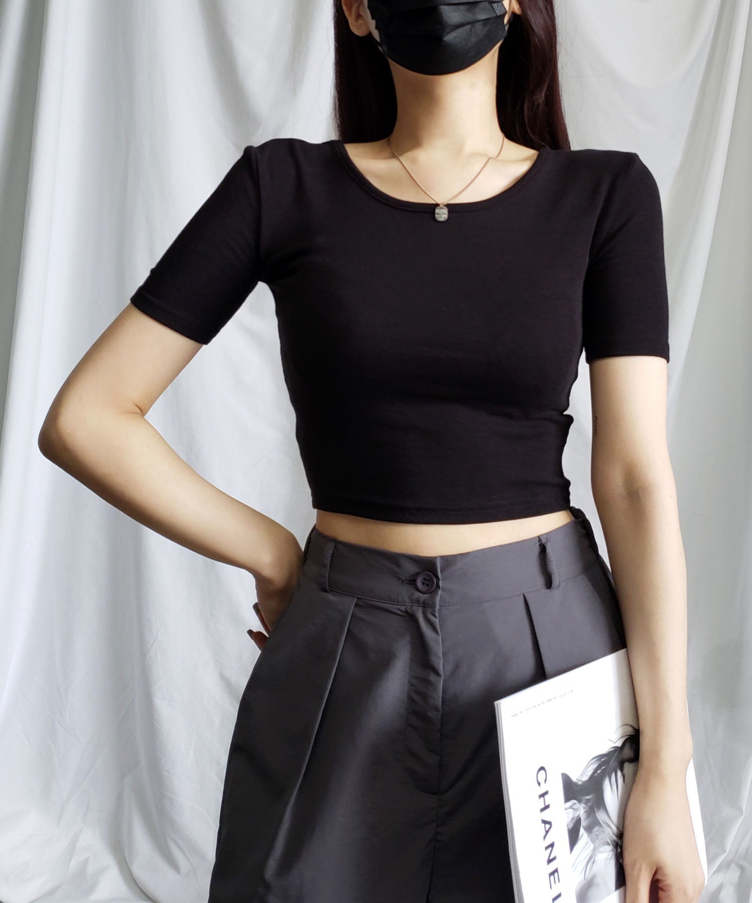 バックストラップショートちびTシャツ