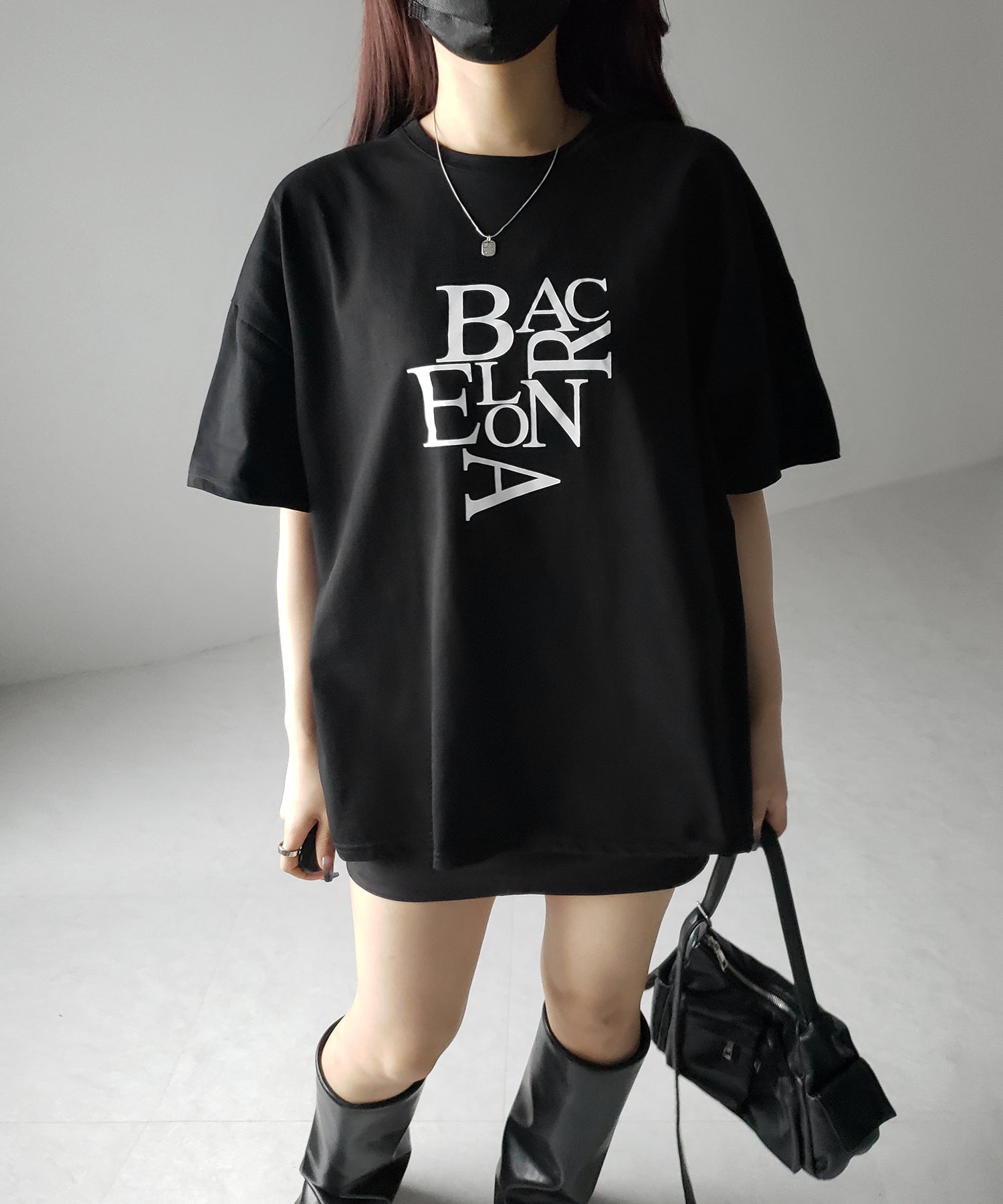 【 3color 】BACロゴレタリングビッグTシャツ / BAG logo lettering big Tee