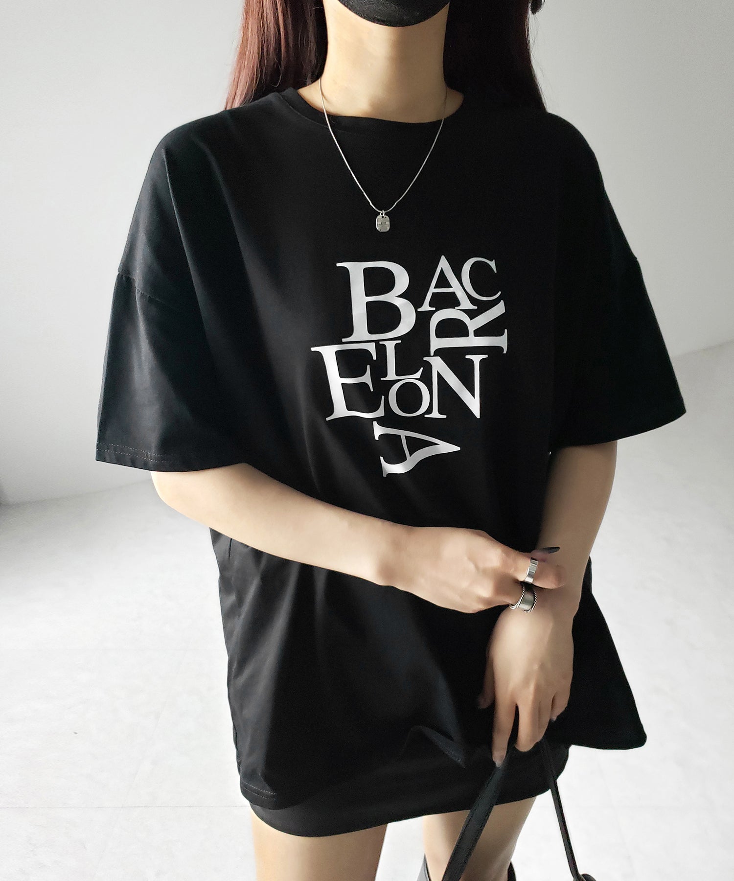 【 3color 】BACロゴレタリングビッグTシャツ / BAG logo lettering big Tee