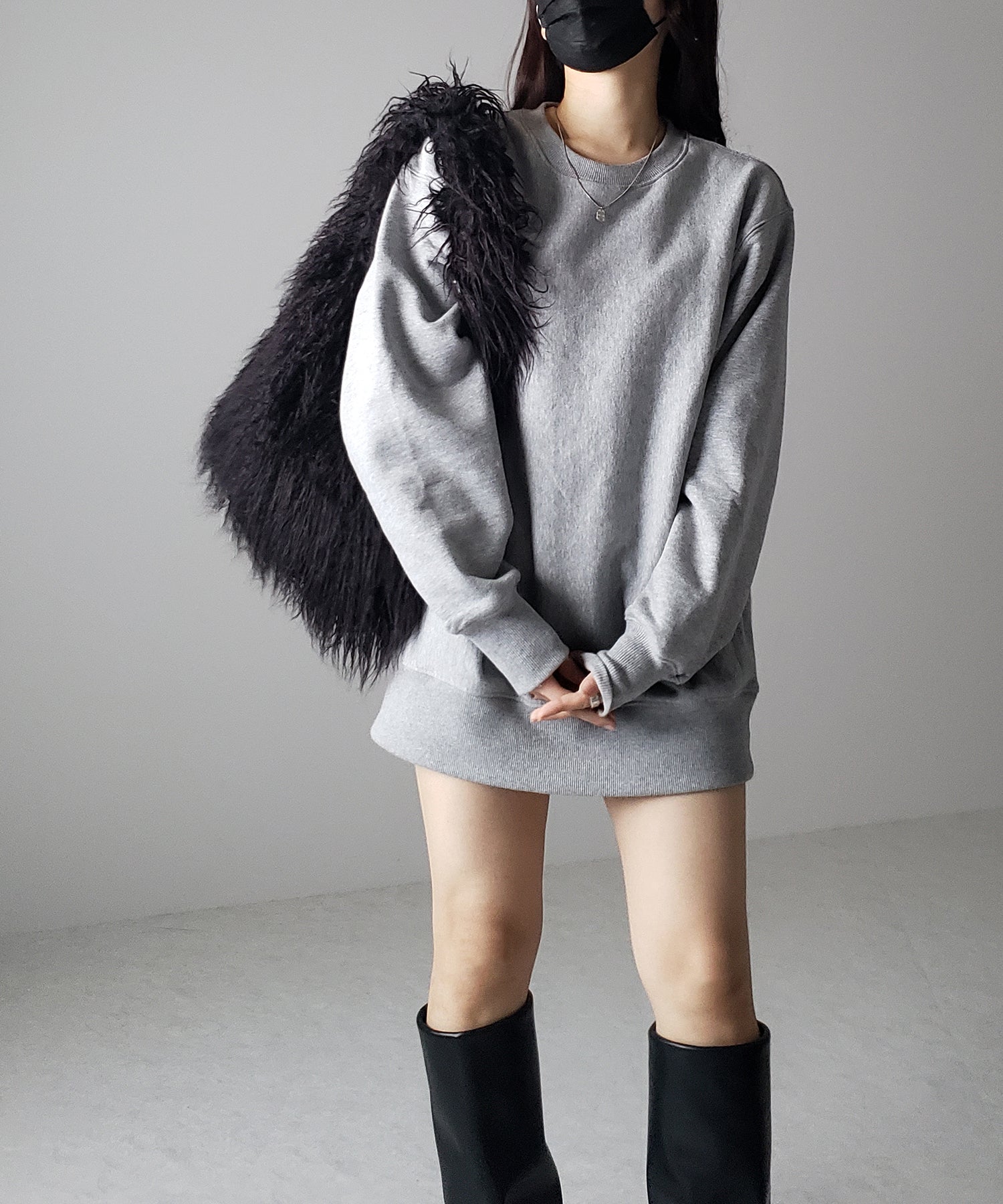 【 5color 】シャギーファーワンハンドルショルダーバッグ / shaggy fur onehandle shoulder bag