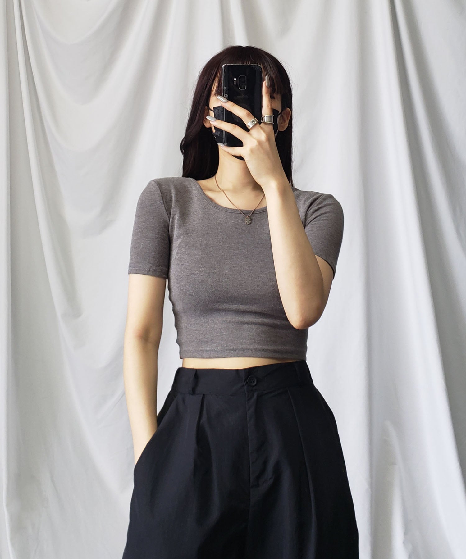 バックストラップショートちびTシャツ