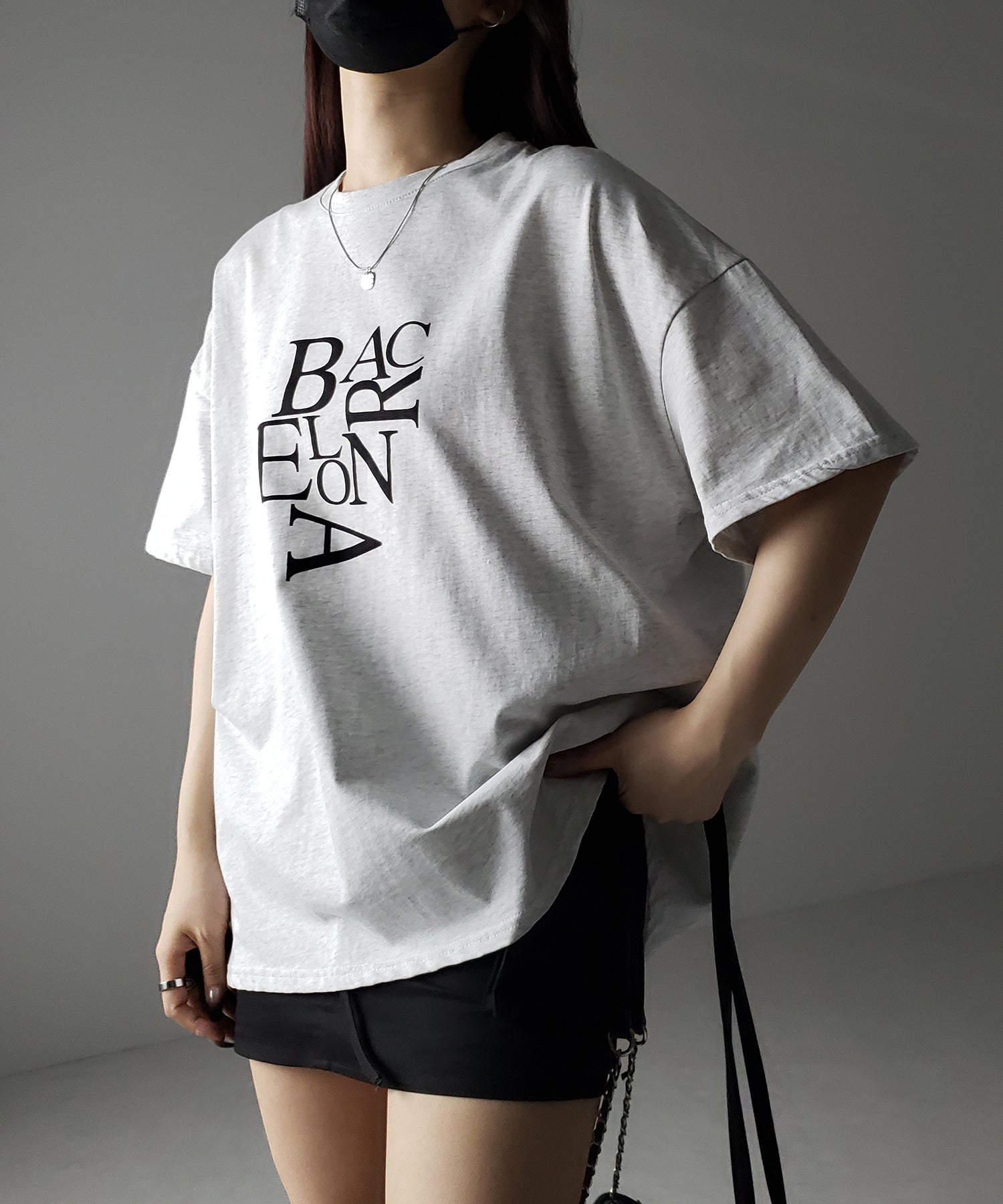 【 3color 】BACロゴレタリングビッグTシャツ / BAG logo lettering big Tee