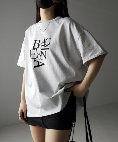 BACロゴレタリングビッグTシャツ / BAG logo lettering big Tee