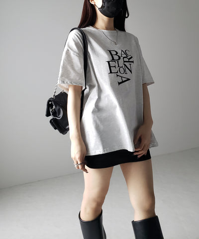 BACロゴレタリングビッグTシャツ / BAG logo lettering big Tee