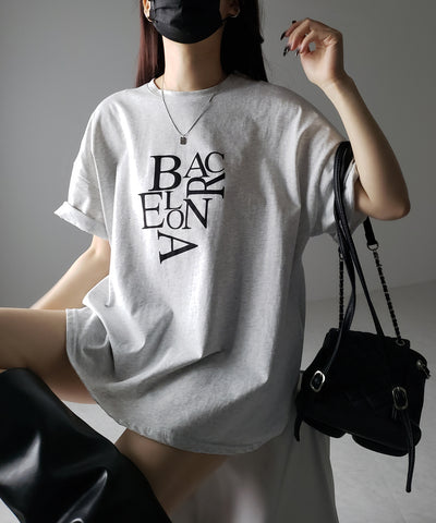 BACロゴレタリングビッグTシャツ / BAG logo lettering big Tee