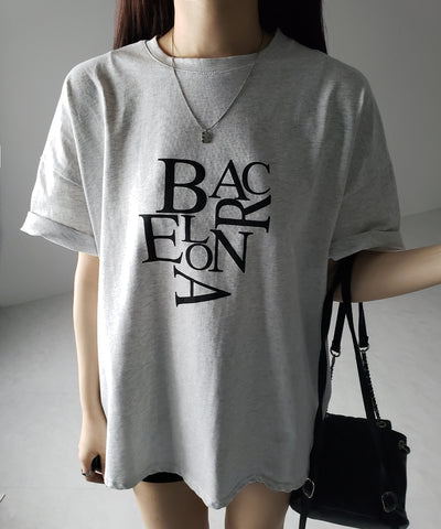 BACロゴレタリングビッグTシャツ / BAG logo lettering big Tee