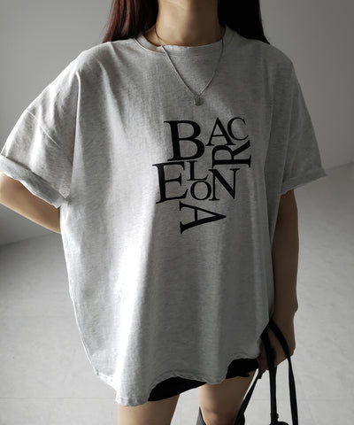 BACロゴレタリングビッグTシャツ / BAG logo lettering big Tee