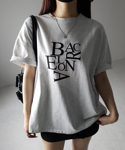 BACロゴレタリングビッグTシャツ / BAG logo lettering big Tee