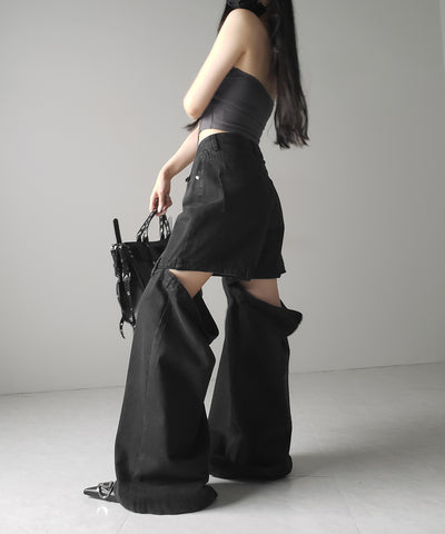 【カップ付き 】レースアップコルセットリボンショートリブベアトップ / laceup corset ribbon short ribbed bare top