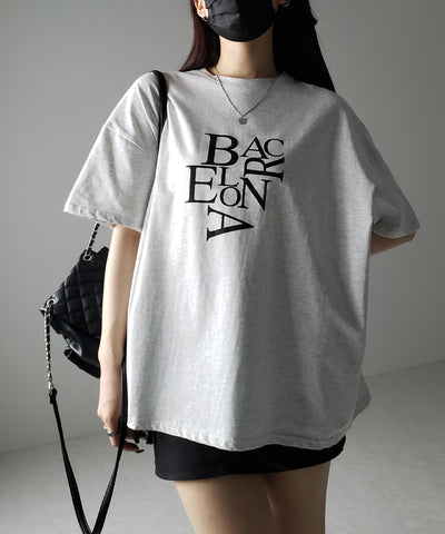 BACロゴレタリングビッグTシャツ / BAG logo lettering big Tee
