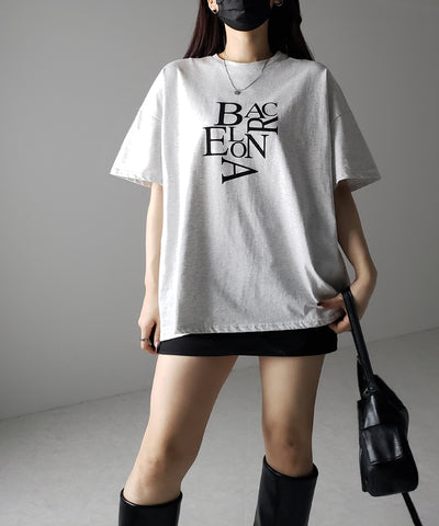 BACロゴレタリングビッグTシャツ / BAG logo lettering big Tee