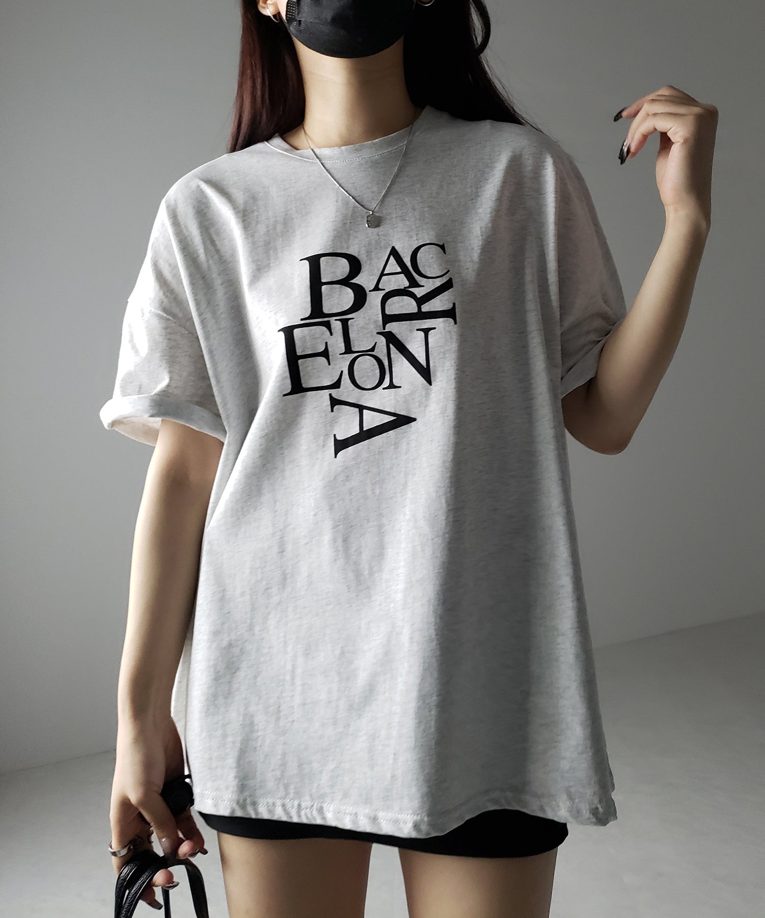 【 3color 】BACロゴレタリングビッグTシャツ / BAG logo lettering big Tee